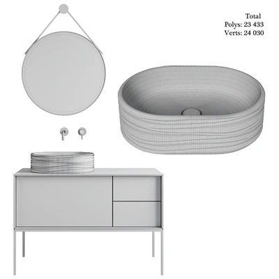 Раковина Sabbia и тумба Atollo Kerama Marazzi — Вид 6