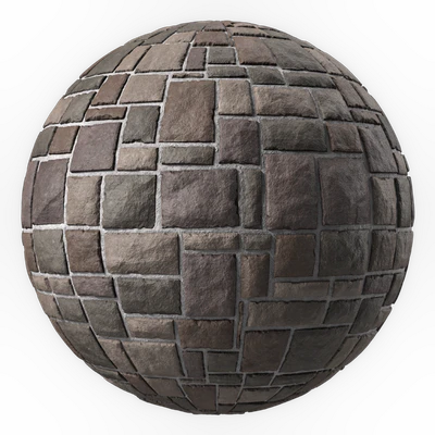 Stone Wall Materials 104- Decorative Random Pattern | Pbr 4k Seamless — Вид 6