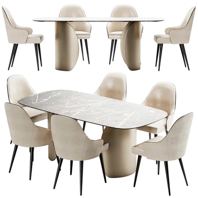 Ludwig chair and table Petalo 72 by Reflex — Вид 1