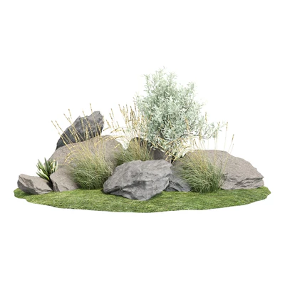 Stone + Bush Pack 28 — Ver 4
