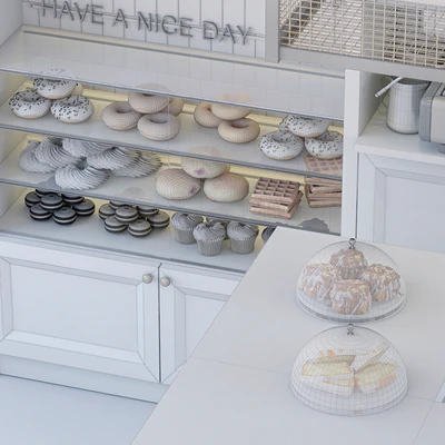 Coffee Shop. Vray — Ver 6