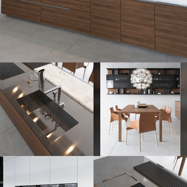 Кухня Poliform Varenna Phoenix 2 (vray, corona) — Скачать