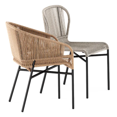 Cricket chairs and Kolonaki table by Varaschin — Ver 4