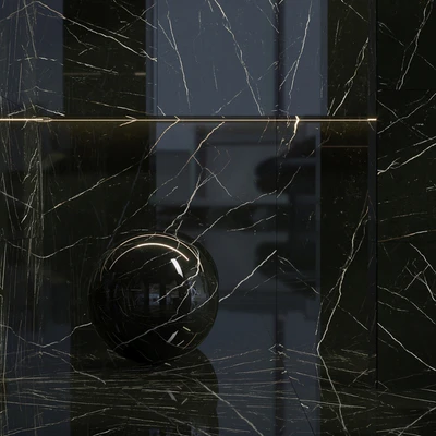 Marble tile set 51 - Tau Ceramica Marble Elite Black — Ver 1