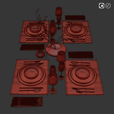 Сервировка стола / Table setting 42 — Вид 4