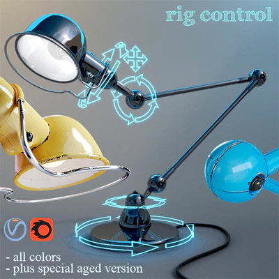 D6440 - Jielde table lamp — Ver 1