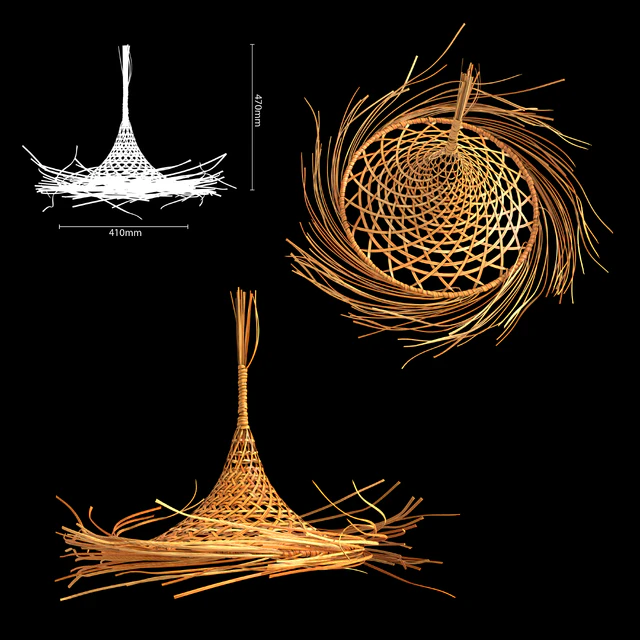 Wicker lampshade — Descargar