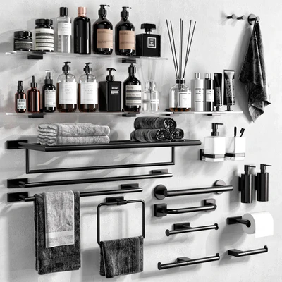 Boutique Hotel bathroom accessories — Ver 1