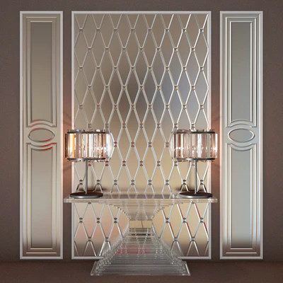 HOME CONCEPT Консоль, зеркала фацет,  светильник настольный — Вид 1