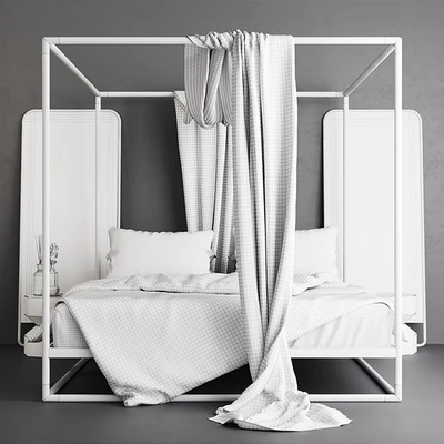 Frame Canopy Bed — Ver 3
