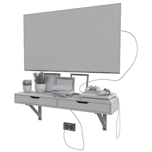 TV set with playstation 4 — Скачать