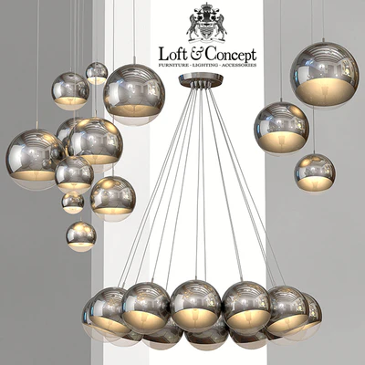 Ceiling lamp Mirror Ball — Ver 2