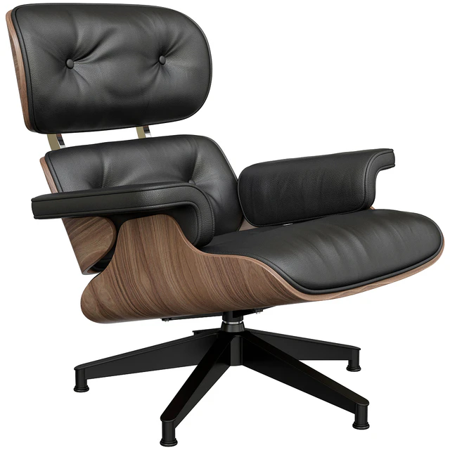 Eames Style Lounge Chair & Ottoman — Скачать