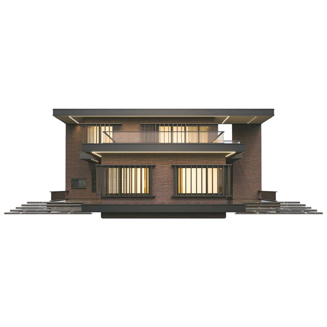 Modern brick villa — Descargar