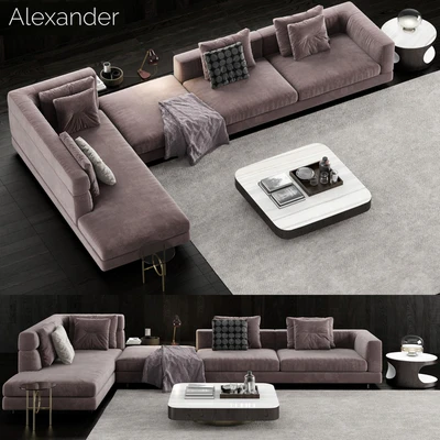 Minotti Alexander Sofa 2 — Ver 1