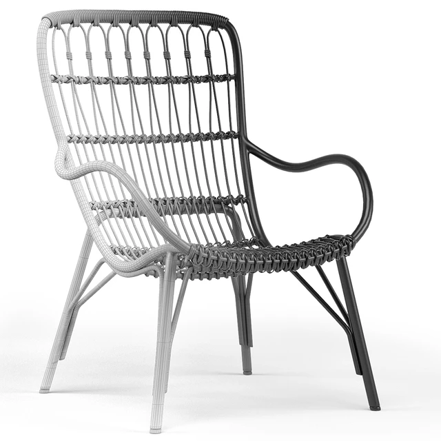 Medan Graphite Lounge Chair — Скачать