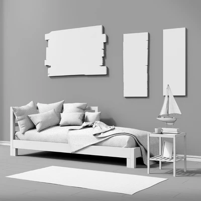 Bed daybed IKEA ТАРВА set 1 — Вид 3