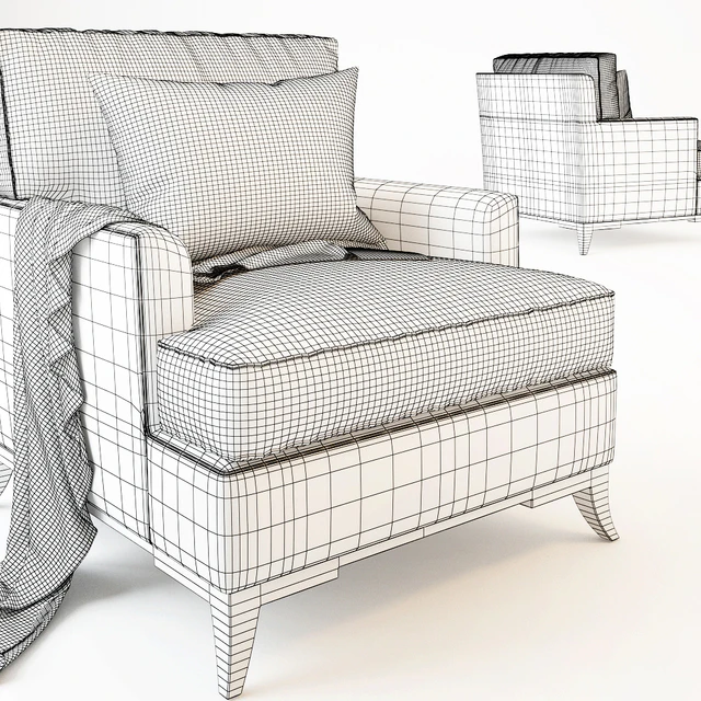 BAKER UPHOLSTERY  PARAMOUNT CHAIR  No. 6545C — Скачать