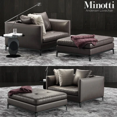 Minotti Andersen Lovechair — Вид 1