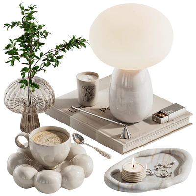 Decorative set ch2 in two colours: Pink\Beige — Вид 6