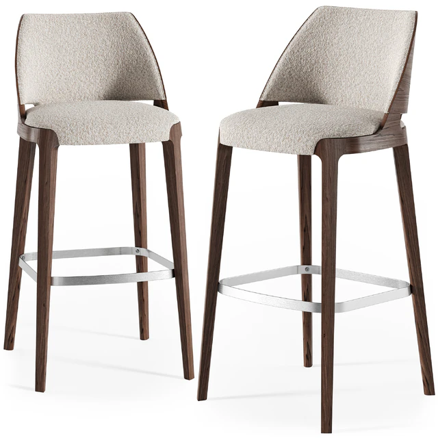 Potocco Velis wood stool — Скачать