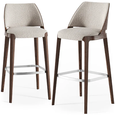 Potocco Velis wood stool — Вид 1