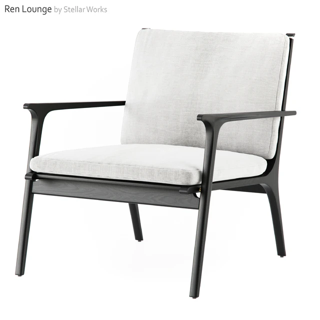 Ren Lounge Chair Large by Stellar Works — Скачать