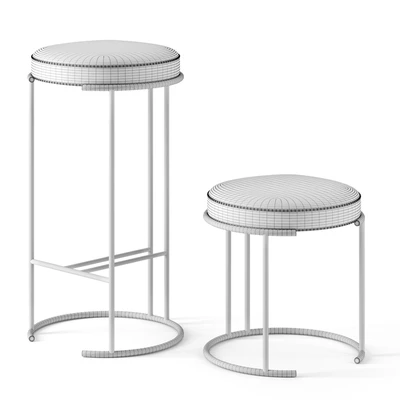 Nina stools by Living divani — Ver 2