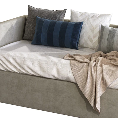 Children's sofa bed with decorative pillows 2 — Ver 4