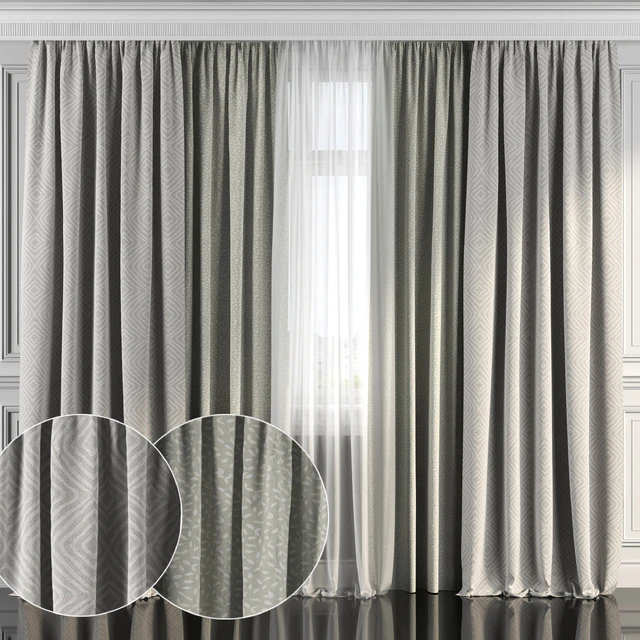 Curtains with window 177 — Descargar
