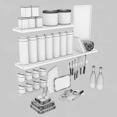 Kitchen Decoration Set — Ver 3