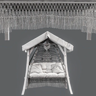 Hanging swing chair "Ceara" on the frame "Caravel" — Ver 3