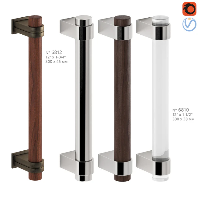 Door Pull Handles Nanz N ° 6810, 6812 — Descargar