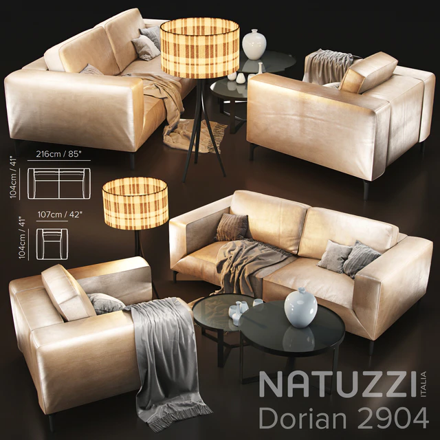 Sofa natuzzi golf 2945 — Descargar