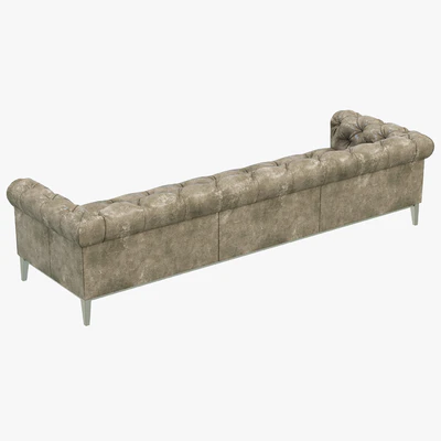 Restoration Hardware Italia Chesterfield Leather Sofa — Ver 3