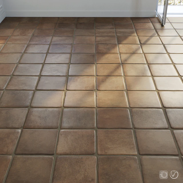 Ceramic tile set 02 - Terracotta — Скачать