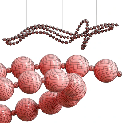 Pearl Necklace Chandelier — Ver 3