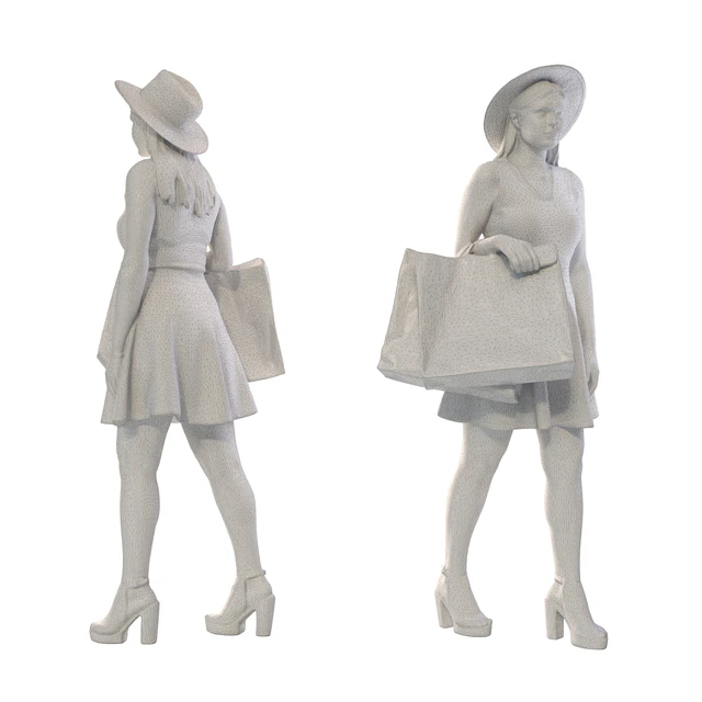 3d scan woman 10 — Descargar