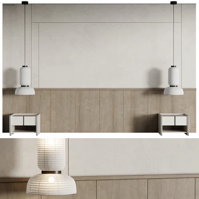 Wall composition Bedroom Headboard 006 — Ver 3