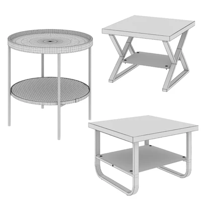 Coffee table Espinoza Kwadrat, Xena Kwadrat, KAMPA from Angstrem. Coffee table set by Angstrem — Ver 4