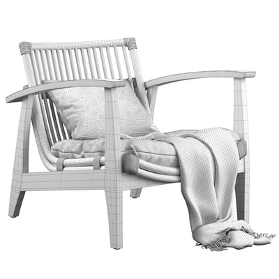 Noelie Rattan Lounge Chair — Ver 3