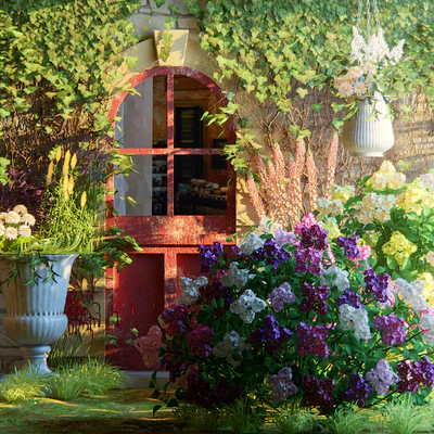 Flower house near the house — Ver 1