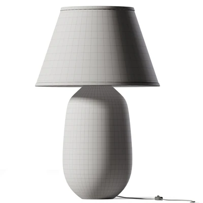Percy Oak Table Lamp — View 2