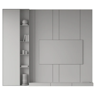 TV Wall set 03 — Ver 5