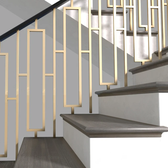 Modern staircase in Art Deco style. — Descargar