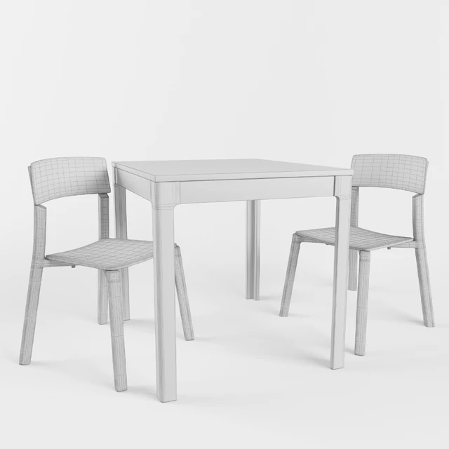 IKEA Комплект для столовой ВАНГСТА / ЯН-ИНГЕ — Скачать