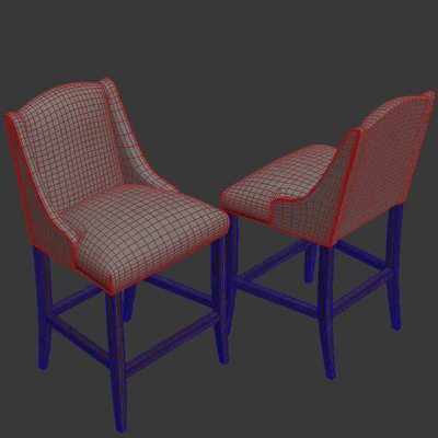 Slope Bar Stool - Bernhardt — View 2