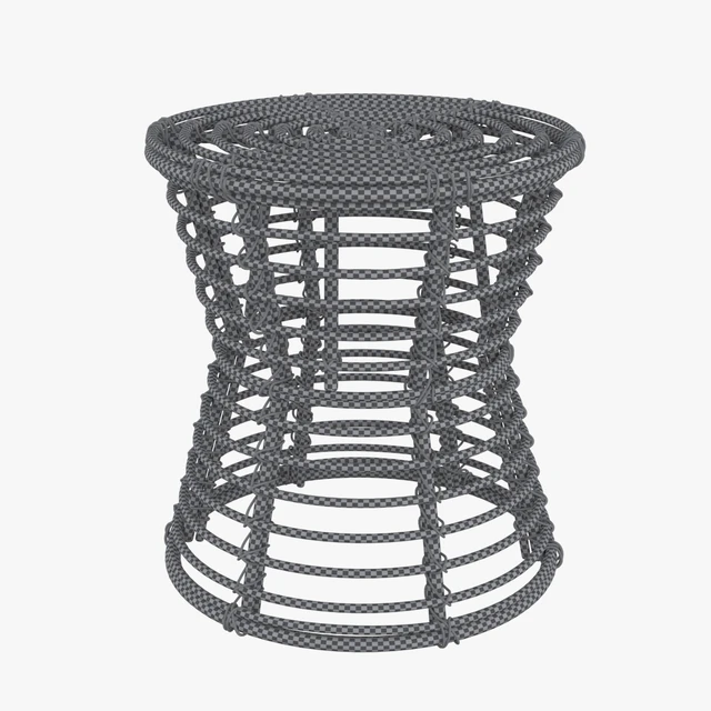 Wicker coffe table / Rattan stool — Descargar