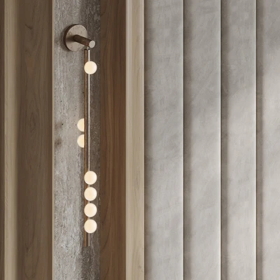 Lunar headboard with upholstered panels — Ver 4