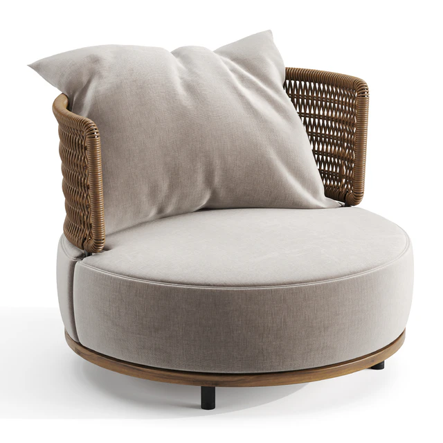 Minotti quadrado armchair — Скачать